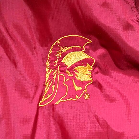 Vintage USC Trojans Starter Puffer Jacket Mens XL Winter Streetwear Gorpcore - Picture 4 of 8